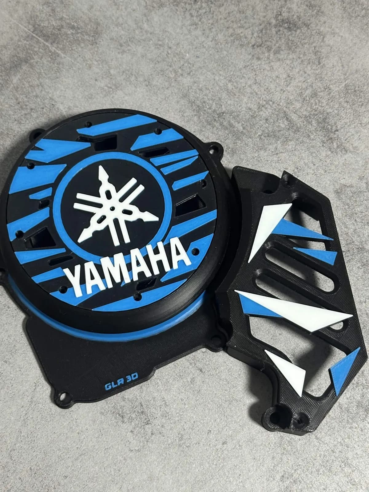 Cache allumage AM6 Yamaha Bleu clair