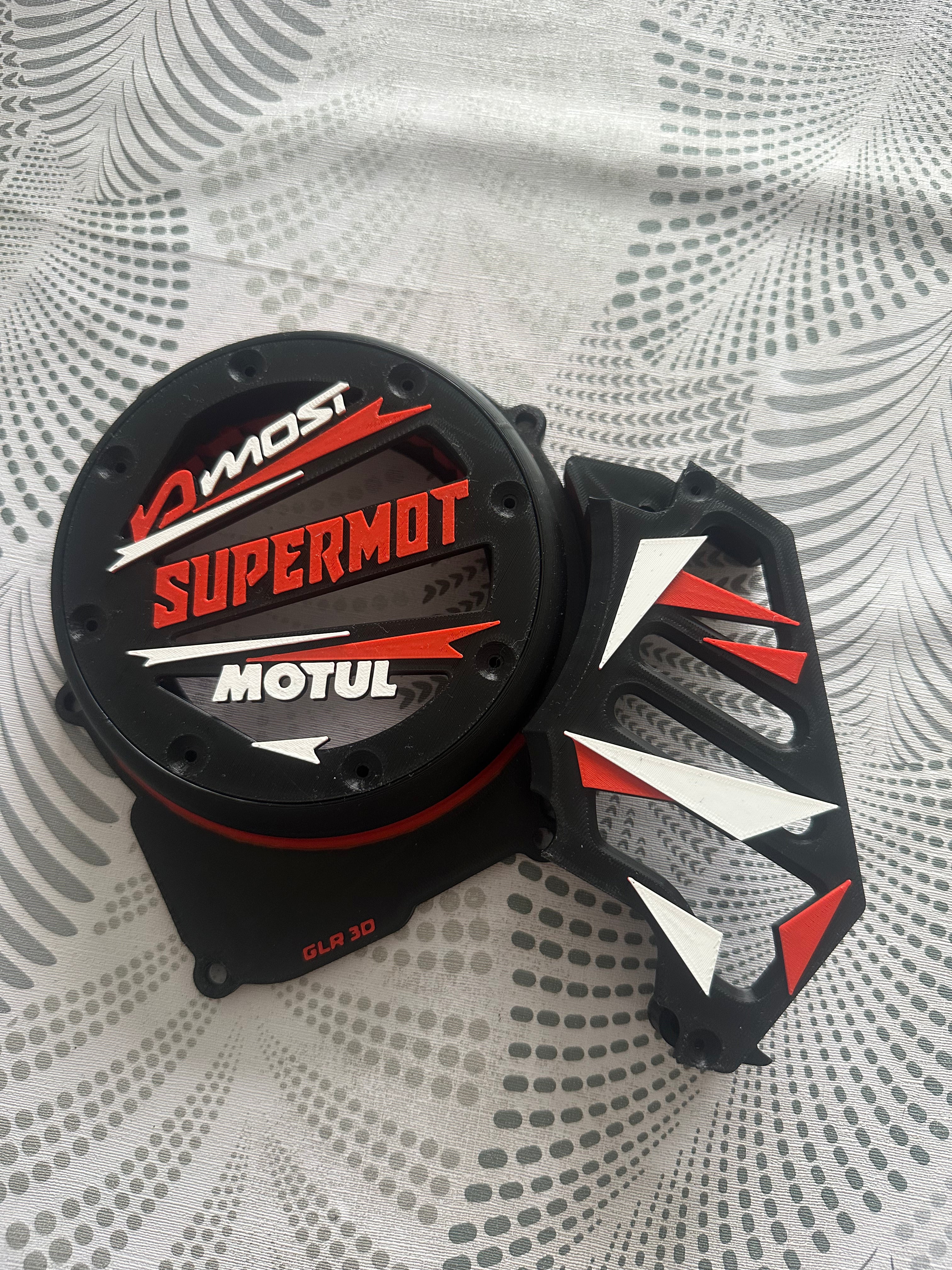 Cache allumage AM6 3D SMR Rouge