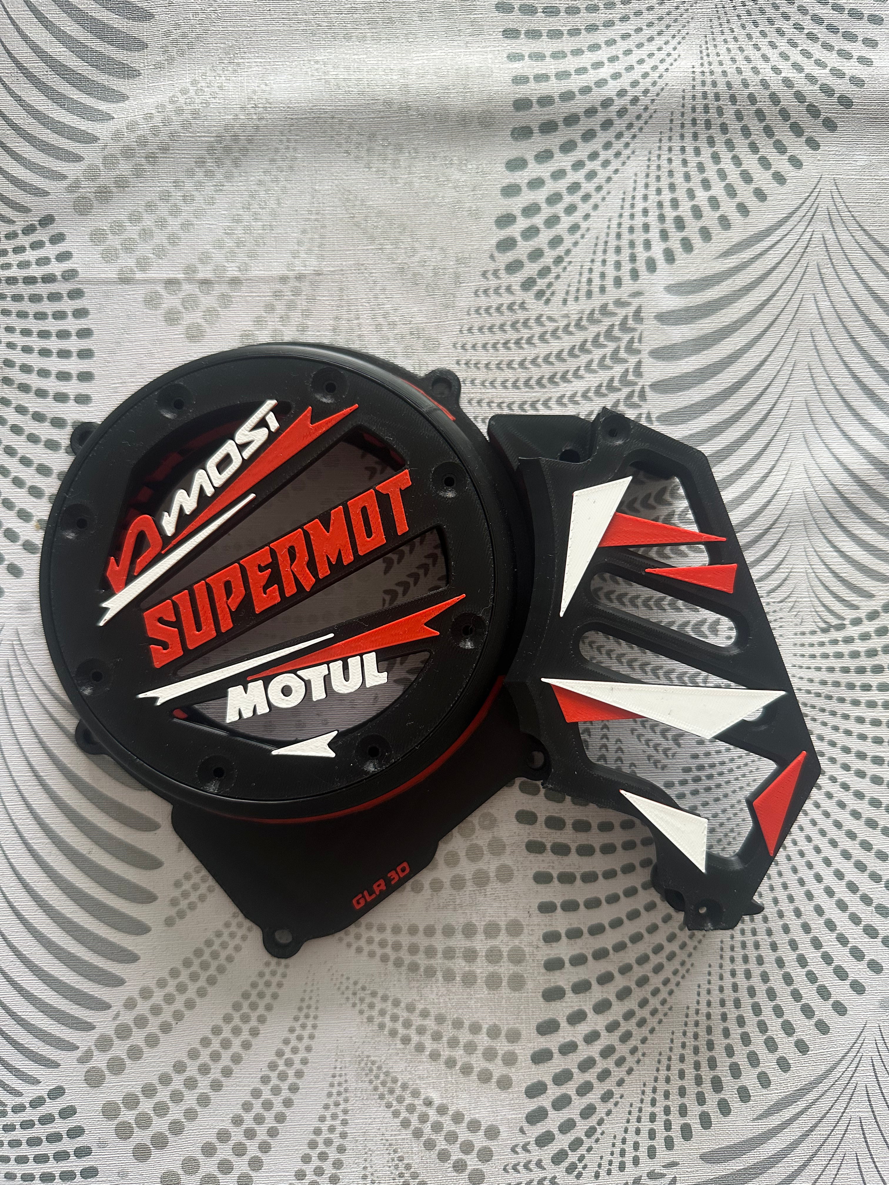 Cache allumage AM6 3D SMR Rouge