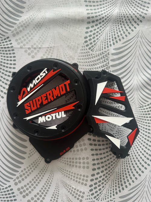 Cache allumage AM6 3D SMR Rouge