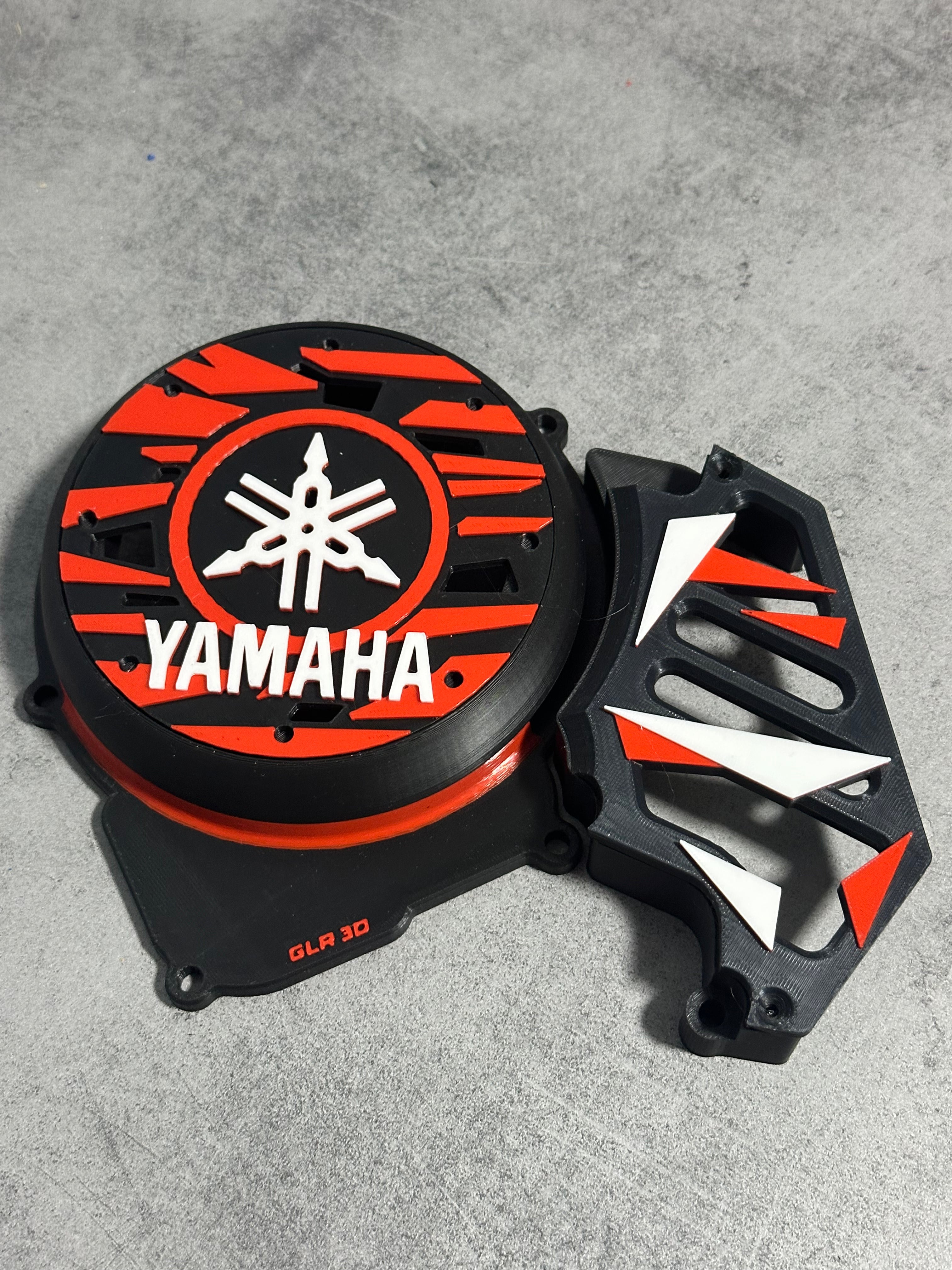 Cache allumage AM6 3D Yamaha Rouge