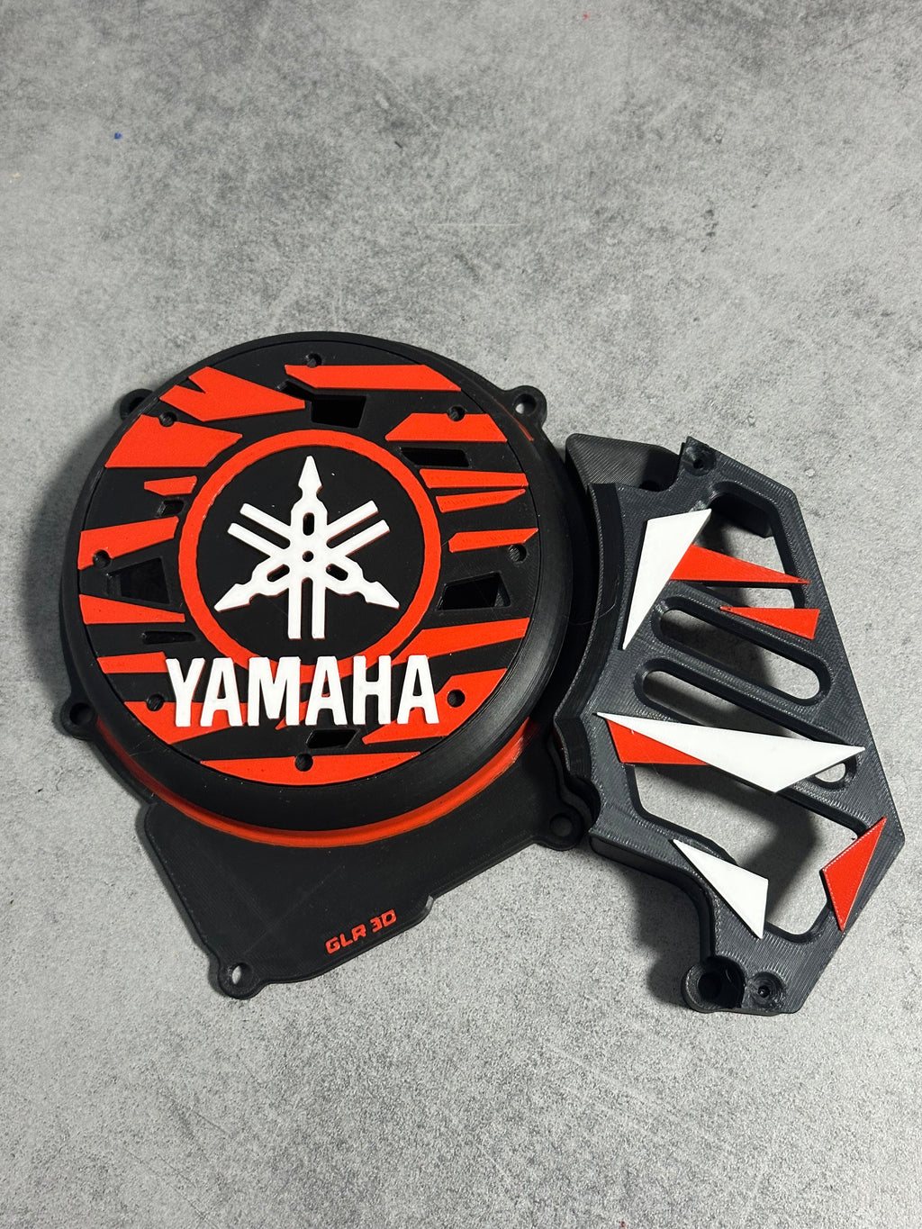 Cache allumage AM6 3D Yamaha Rouge