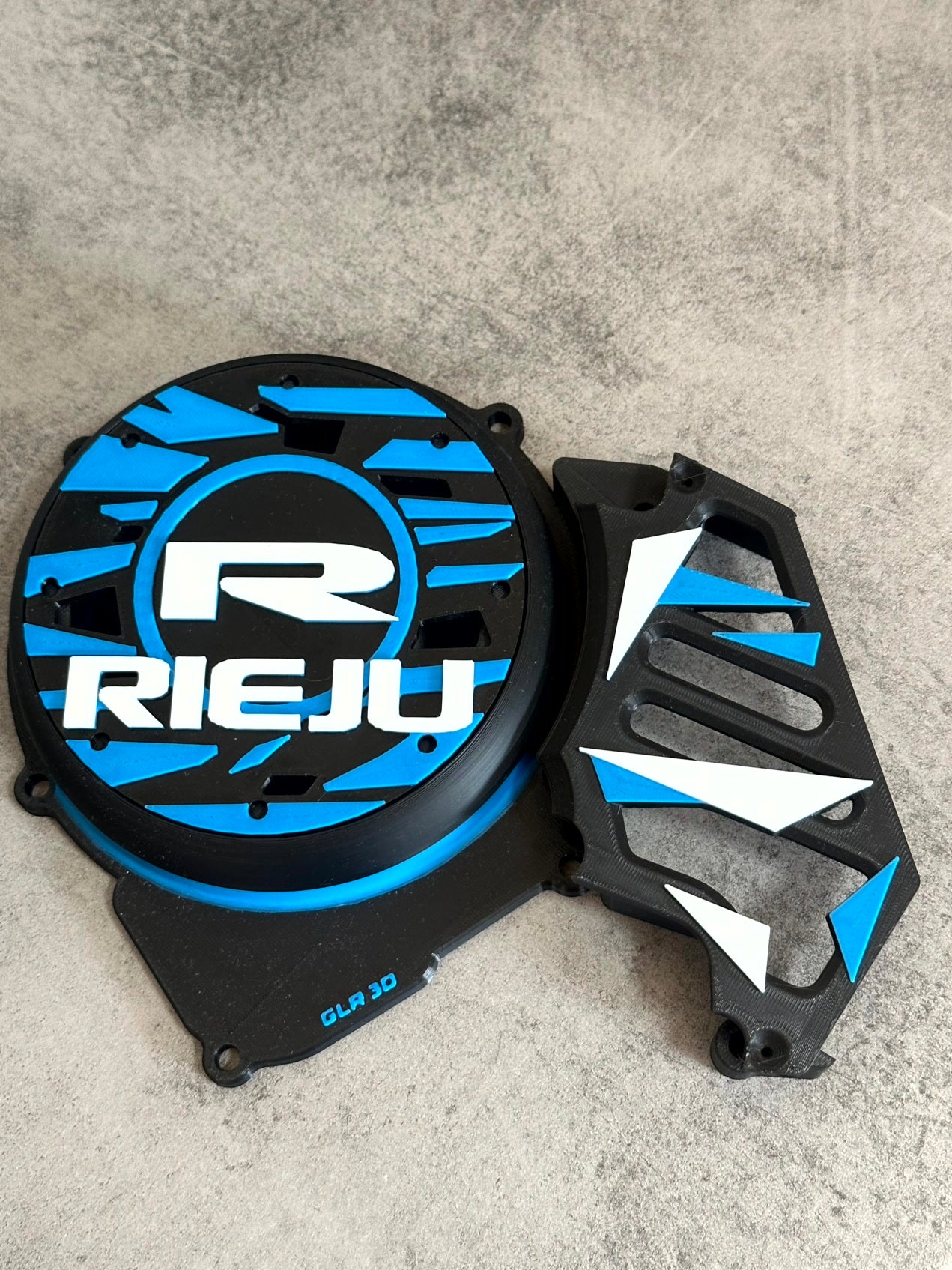 Cache allumage rieju MRT bleu moteur AM6