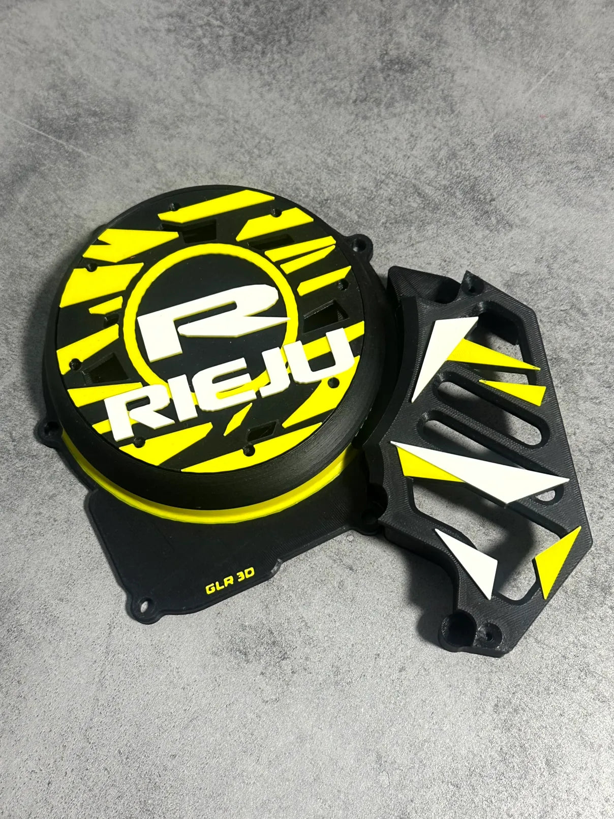 Cache allumage rieju MRT jaune moteur AM6