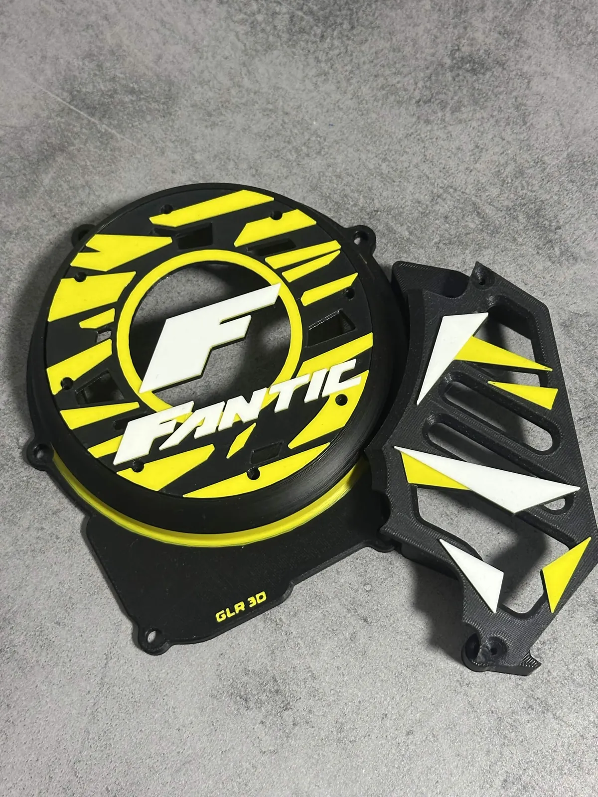 Cache allumage Fantic Jaune